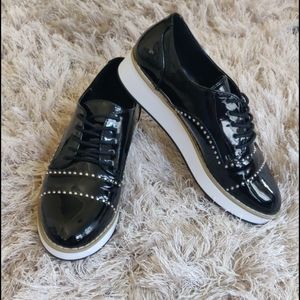 Shoes ADOC Black Shiny Patent Upper